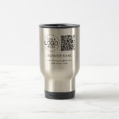 Mug De Voyage Code QR du logo d'entreprise Evénements d'entrepri (Centre)