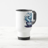 Mug De Voyage Coding Coffee Cup Binary Stream (Devant droit)