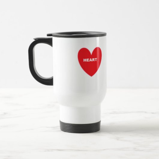 Mug De Voyage Coeur (Gauche)