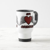 Mug De Voyage Cœur/Ailes...APS (Devant droit)