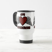 Mug De Voyage Cœur/Ailes...APS (Devant gauche)