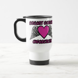 Mug De Voyage Coeur/ailes...Cancer du sein
