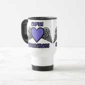 Mug De Voyage Coeur/Ailes...Lupus (Devant gauche)