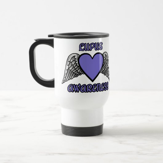 Mug De Voyage Coeur/Ailes...Lupus (Gauche)