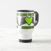 Mug De Voyage Cœur/Ailes...Lyme (Devant droit)