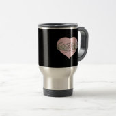 Mug De Voyage Coeur Butt Hug Skeleton Mains Classique (Devant droit)