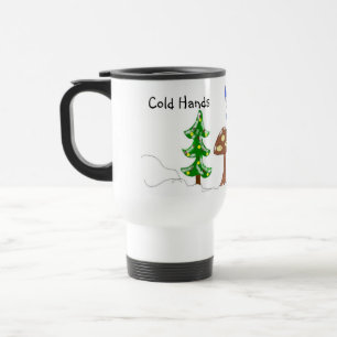Mug De Voyage Coeur chaud des mains froides