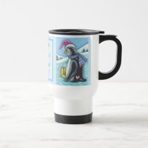 MUG DE VOYAGE COEUR CHAUD FROID, BOUGIE DE VOYAGE PENGUIN