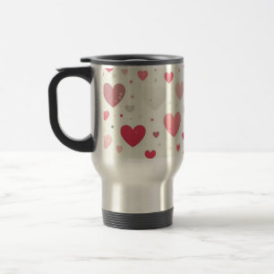 Mug De Voyage Coeur coloré de la Saint Valentin