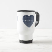 MUG DE VOYAGE COEUR D'ALIMENTATION DU PANNEAU SOLAIRE (Devant droit)
