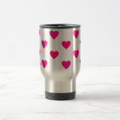 Mug De Voyage Coeur d'amour de roses indien (Centre)