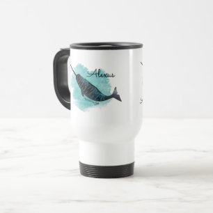 Mug De Voyage Coeur de Narwhal
