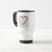 Mug De Voyage Coeur de sable (Devant gauche)
