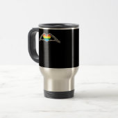 Mug De Voyage Coeur des mains osseuses actif (Devant gauche)