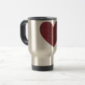 Mug De Voyage Coeur diamant (Devant gauche)
