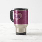 Mug De Voyage Coeur impertinent (Devant gauche)