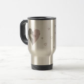 Mug De Voyage Coeur Inséparable (Devant gauche)