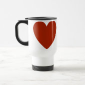 Mug De Voyage Coeur rouge clair (Gauche)