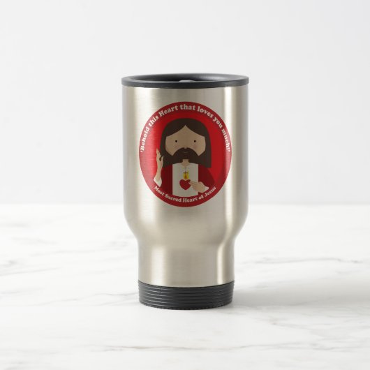 Mug De Voyage Coeur sacré de Jésus (Centre)