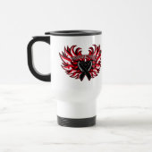 Mug De Voyage Coeur Wings.png de conscience de mélanome (Gauche)