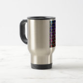 Mug De Voyage Coeurs arc-en-ciel (Devant gauche)