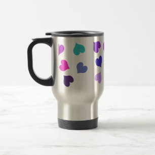 Mug De Voyage Coeurs colorés mignons