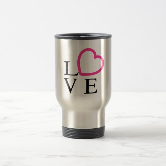 Mug De Voyage Coeurs d'amour (Centre)
