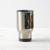 Mug De Voyage Coeurs d'amour de teckel (Centre)