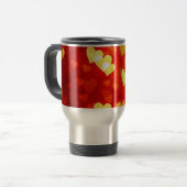 Mug De Voyage Coeurs de grogne (Devant gauche)
