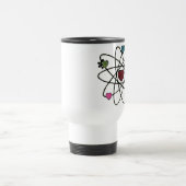 Mug De Voyage Coeurs Empreintes de léopard de Valentine atomique (Centre)