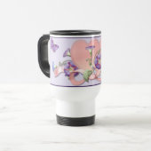 Mug De Voyage Coeurs et amour de gloire (Devant gauche)