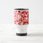 Mug De Voyage Coeurs multicolores Motif-20367 (Centre)