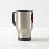 Mug De Voyage Coeurs perplexes (Devant gauche)