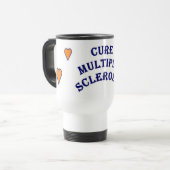 Mug De Voyage coeurs, rubans, Mme de traitement (Devant gauche)
