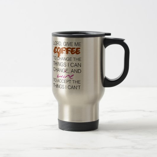 Mug De Voyage Coffee and Wine (Droit)
