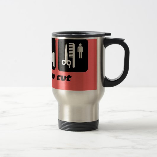 Mug De Voyage Coiffeur (Droit)