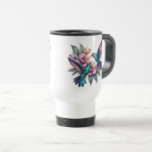 Mug De Voyage Colibri et fleur (Devant droit)