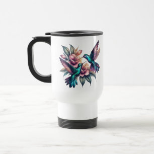 Mug De Voyage Colibri et fleur