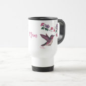 Mug De Voyage Colibri et fleurs (Devant droit)