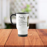 Mug De Voyage Collage Couple Photo & Romantic Family Cadeau<br><div class="desc">Collage Couple Photo & Romantic Family Cadeau</div>