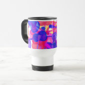 Mug De Voyage Collage de guitare coloré (Devant gauche)
