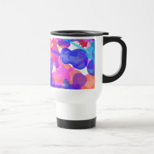 Mug De Voyage Collage de guitare coloré
