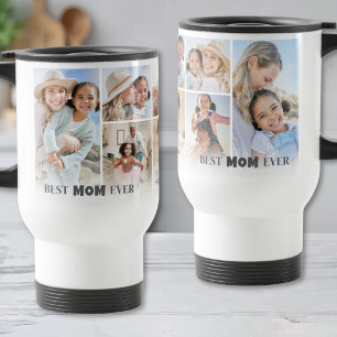 Mug De Voyage Collage de photos de la meilleure maman personnali