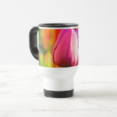 Mug De Voyage Collage de tulipe (Devant gauche)