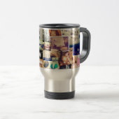 Mug De Voyage Collage Hipster du filtre photo cool (Devant droit)
