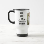 Mug De Voyage Collage moderne Couple Photo & Romantic Love Citat (Gauche)