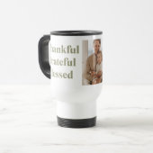 Mug De Voyage Collage moderne Trois photos | Bon thanksgiving Tr (Devant gauche)