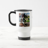 Mug De Voyage Collage photo customisé Couple Cadeau personnalisé (Gauche)