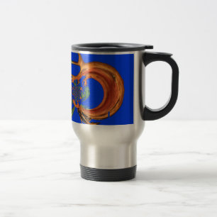 Mug De Voyage Collection chic rond Hakuna Matata bleu marine