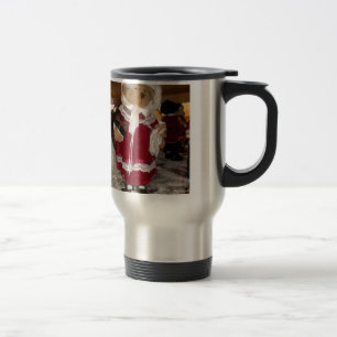 Mug De Voyage Collection de nounours patineurs de Noël.